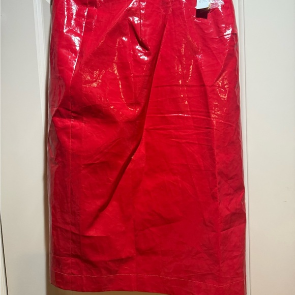 J. Crew laminated linen wrap skirt NWT - Picture 6 of 8